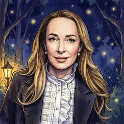 Drawn portrait of Albena Yotova