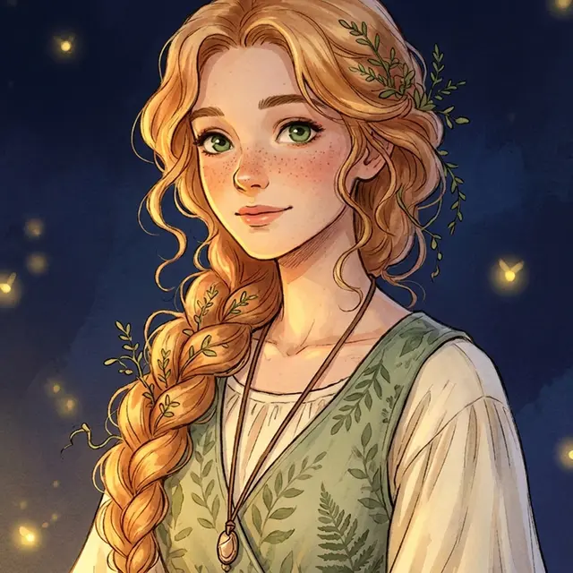 Anna, one of the six Guardians of Intreea